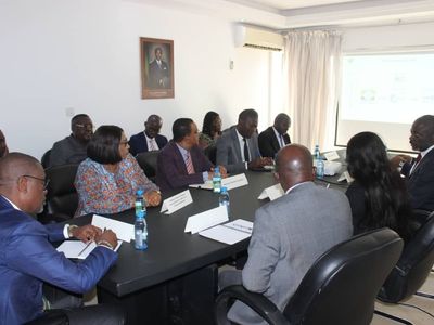 Présentation de la stratégie la SPIN au Ministre Jean Pierre DOUKAGA KASSA