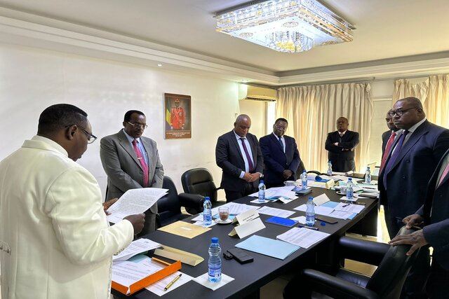 Prise de fonction du nouveau Président du Conseil d’Administration (PCA) de la SPIN M. Salomon LOUMBANGOYE
